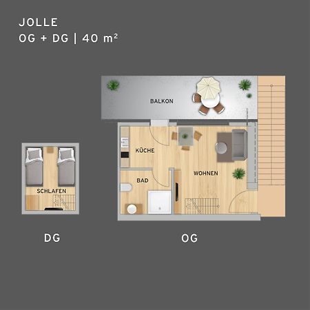 Winkelschiffchen IV Mit Sauna Джуист Екстериор снимка